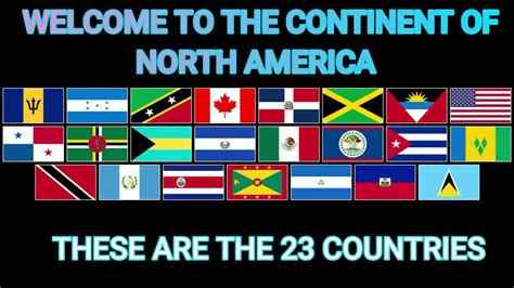 nauth america|23 countries of north america.